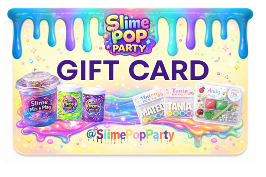 GIFT CARD SLIME POP PARTY